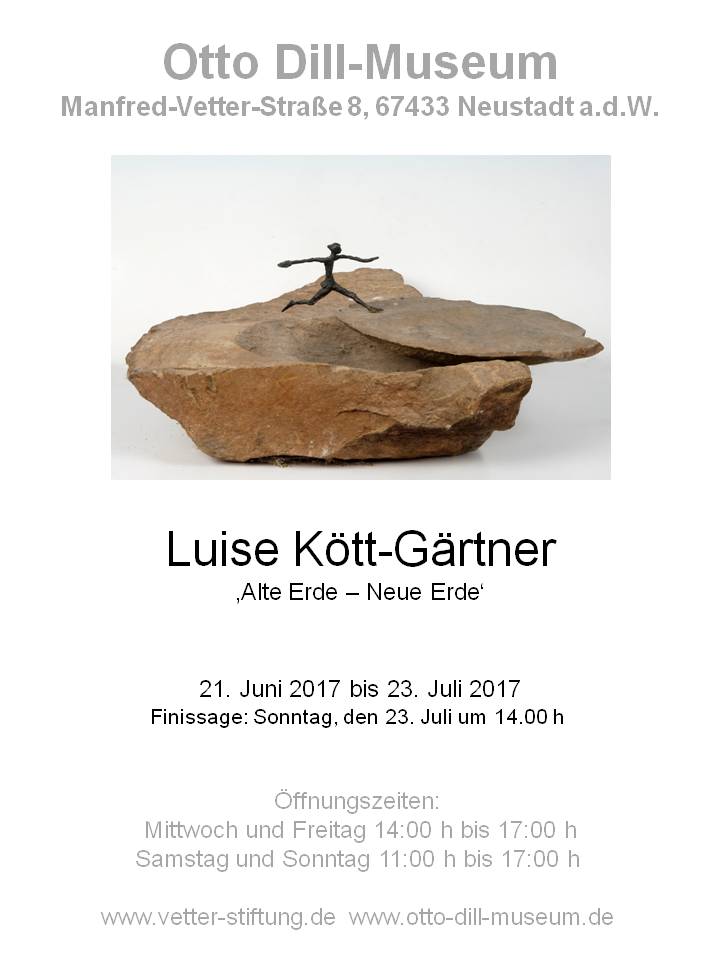 Plakat Sonderausstellung Kött-Gärtner